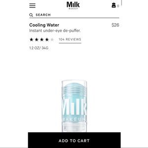 ❗️SOLD❗️ Milk Makeup cooling water